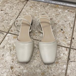 Everlane Cream Mules